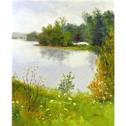 Anne Boysen, Unspoiled, Signed Oil on Canvas
