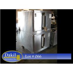 HOBART DOUBLE STACK GAS CONVECTION OVENS (X2)