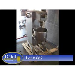 UNIVEX MOD: SRM30 30QT MIXER W HOOK & BOWL
