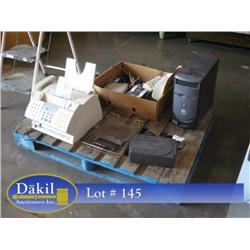 CPU, UPS, FAX MACHINE, PHONES, & MISC (X1)