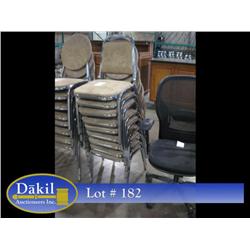 STACKABLE CHAIRS (X9)