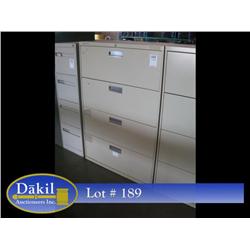 4 DRAWER LATERAL FILE CABINET