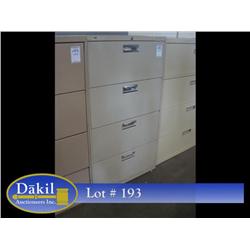 4 DRAWER LATERAL FILE CABINET