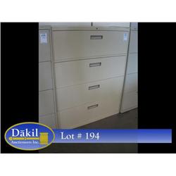 4 DRAWER LATERAL FILE CABINET