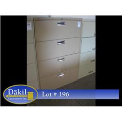 4 DRAWER LATERAL FILE CABINET