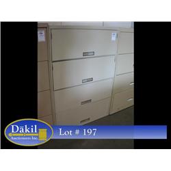 4 DRAWER LATERAL FILE CABINET