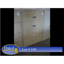 4 DRAWER LATERAL FILE CABINET