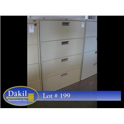 4 DRAWER LATERAL FILE CABINET