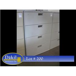 4 DRAWER LATERAL FILE CABINET