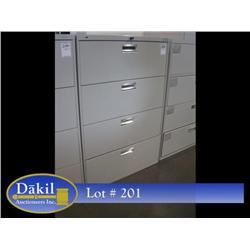 4 DRAWER LATERAL FILE CABINET