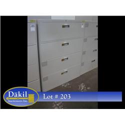 4 DRAWER LATERAL FILE CABINET