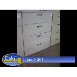 4 DRAWER LATERAL FILE CABINET