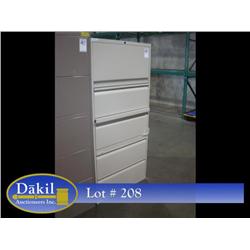 5 DRAWER LATERAL FILE CABINET