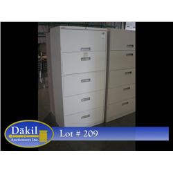 5 DRAWER LATERAL FILE CABINET