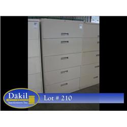 5 DRAWER LATERAL FILE CABINET