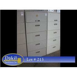 5 DRAWER LATERAL FILE CABINET