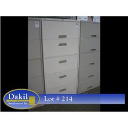 5 DRAWER LATERAL FILE CABINET