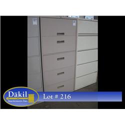 5 DRAWER LATERAL FILE CABINET