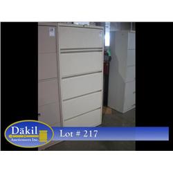 5 DRAWER LATERAL FILE CABINET