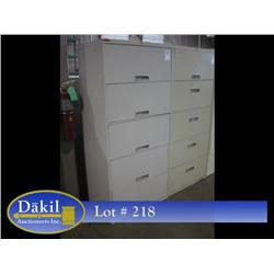 5 DRAWER LATERAL FILE CABINET