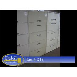 5 DRAWER LATERAL FILE CABINET