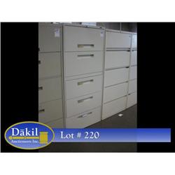 5 DRAWER LATERAL FILE CABINET