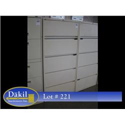 5 DRAWER LATERAL FILE CABINET