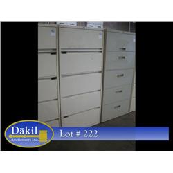 5 DRAWER LATERAL FILE CABINET