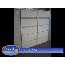 5 DRAWER LATERAL FILE CABINET
