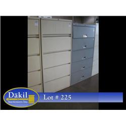 5 DRAWER LATERAL FILE CABINET