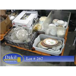 PALLET OF DISHES