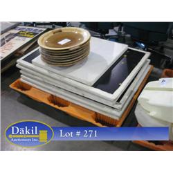 TABLE TOPS & PLATTERS