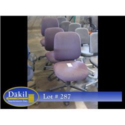 PURPLE CHAIRS (X3)