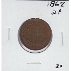 1868 2 CENT PIECE