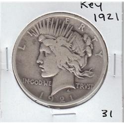 1921 PEACE DOLLAR KEY DATE