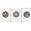 Image 2 : 3 SILVER ROUNDS COMMEMORATIVE CLAD VERY LOW MINTAGE