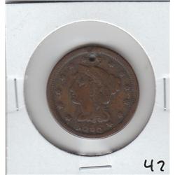 1846 BRAIDED HARD CENT