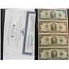 Image 1 : UNCUT SHEET OF $2 BILLS NEAT ITEM GEM 2003