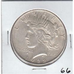 $1 PEACE 1922