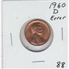 Image 1 : 1960 D CENT UNC DIE ERROR ON 0