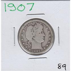 1907 BARBER QUARTER