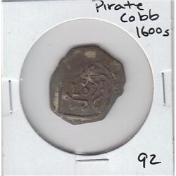 PIRATE COB FROM 1600sLARGE COIN WITH NICE DETAILS