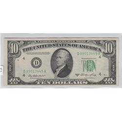 $10 FRN 1950 A