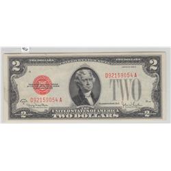 $2 RED SEAL 1928 G SERIES UNCIRCULATED