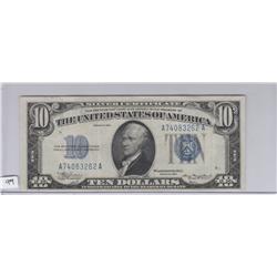 $10 SILVER CERTIFICATE BOLD APPEAL 1934