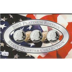2003 PLATINUM STATE QUARTER SET