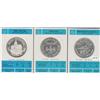 Image 1 : 3 SILVER ROUNDS COMMEMORATIVE CLAD VERY LOW MINTAGE
