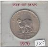Image 1 : ISLE OF MAN 1970 CAT 1 CROWN