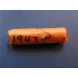 ROLL OF STEEL WHEAT CENT 1943