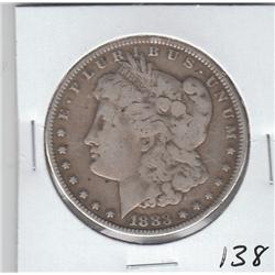 $1 1883 CC CARSON CITY SILVER MORGAN DOLLAR